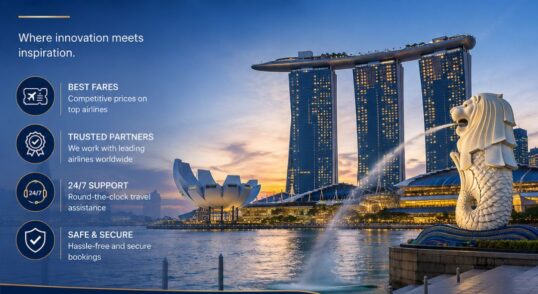 fly to singapore with go nexo holidays-best international air ticketing agency in hyderabad