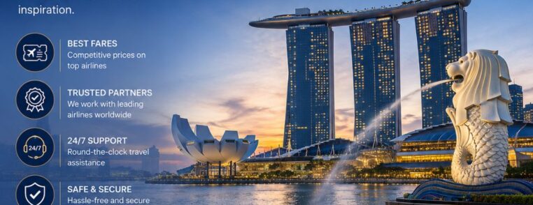 fly to singapore with go nexo holidays-best international air ticketing agency in hyderabad